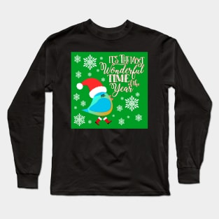 Christmas is the Most Wonderful Time of the Year. Peace and Joy to All! Long Sleeve T-Shirt